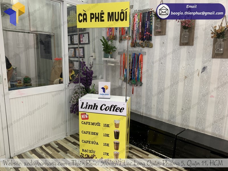 booth bán cafe di động rẻ