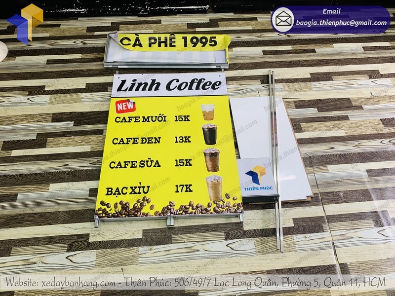 booth bán cafe di động tphcm
