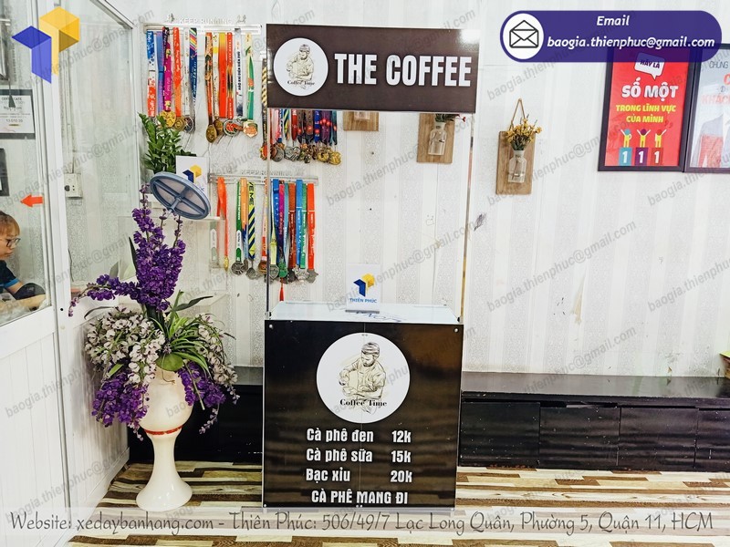 booth bán cà phê mini tphcm