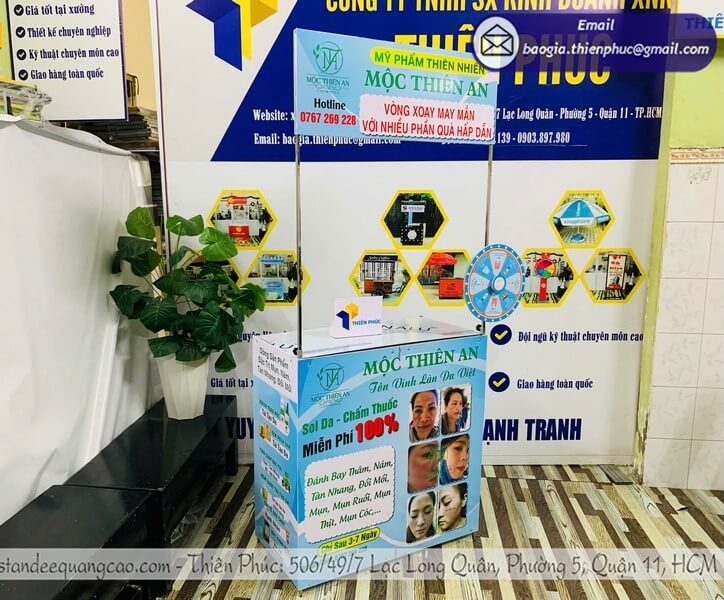 booth sampling di động quảng cáo