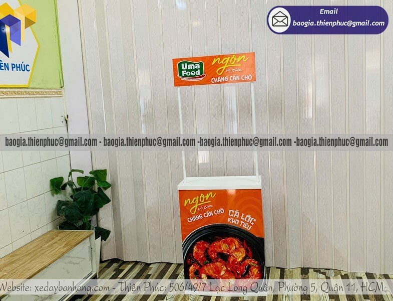 booth sampling siêu thị di động