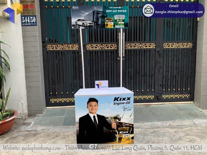 booth sampling lưu động