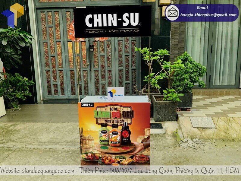 quầy bán hàng quảng cáo