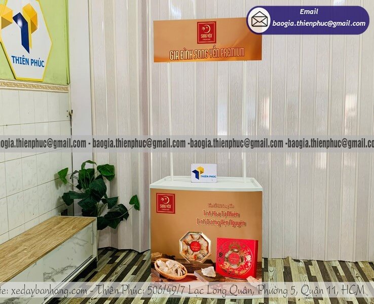 booth giới thiệu sản phẩm di động