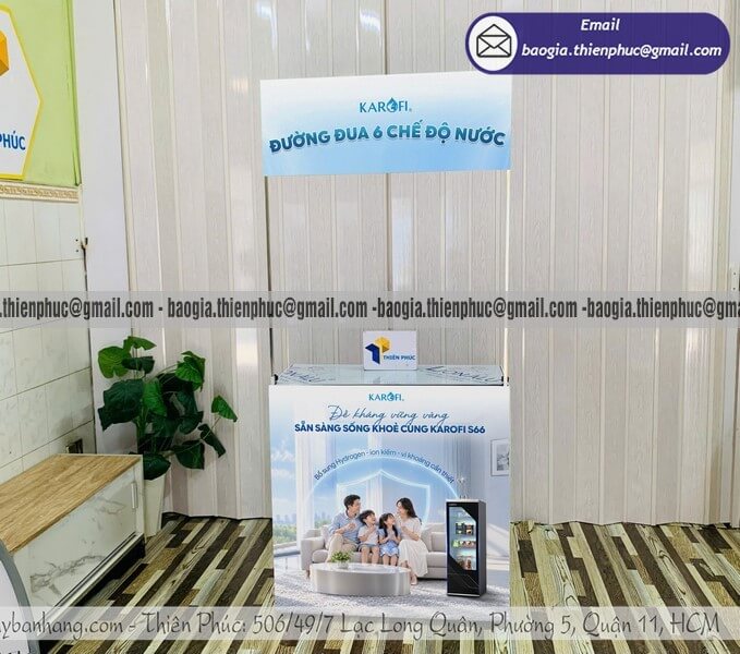 booth sampling quảng cáo sự kiện