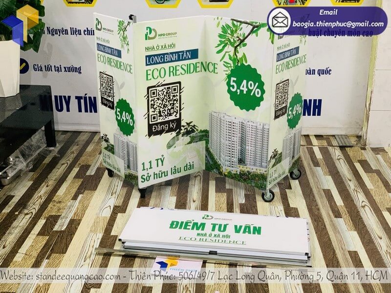 gian hàng trưng bày sản phẩm