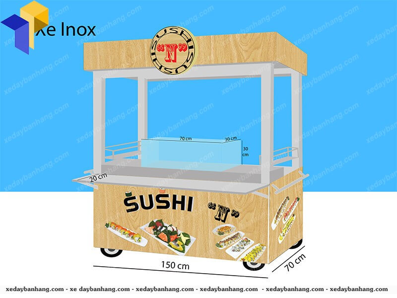 Xe bán sushi lưu động đẹp giá rẻ