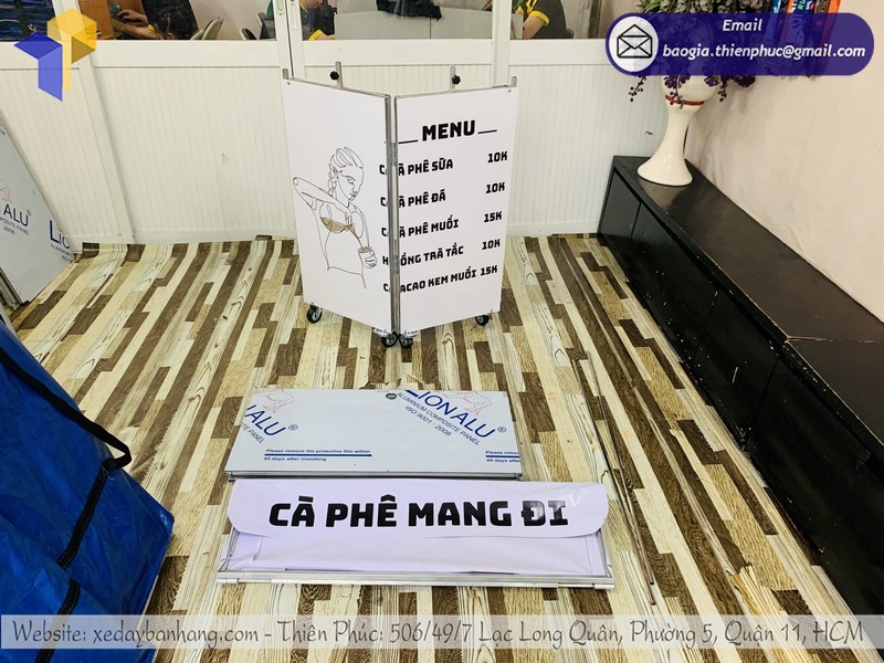 xe cà phê take away đẹp