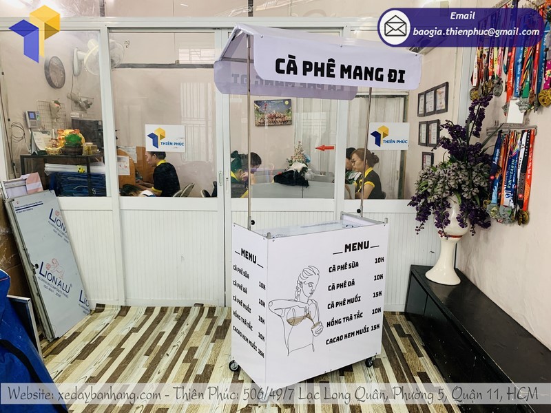 xe cà phê take away rẻ