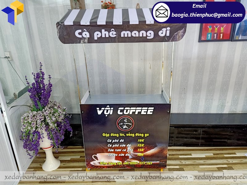 Quầy cafe take away bán cà phê lắp ráp hcm